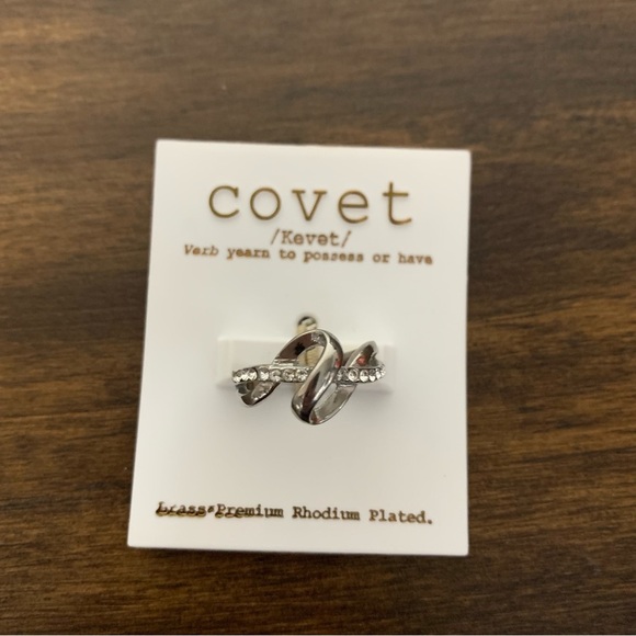Covet silver ring size 7 - Picture 1 of 3